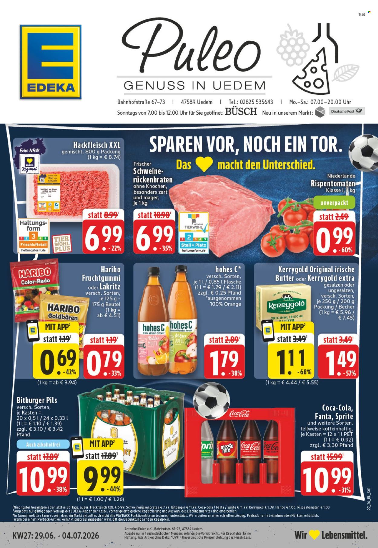 Edeka Prospekte  - 29.6.2026 - 4.7.2026. Seite 1