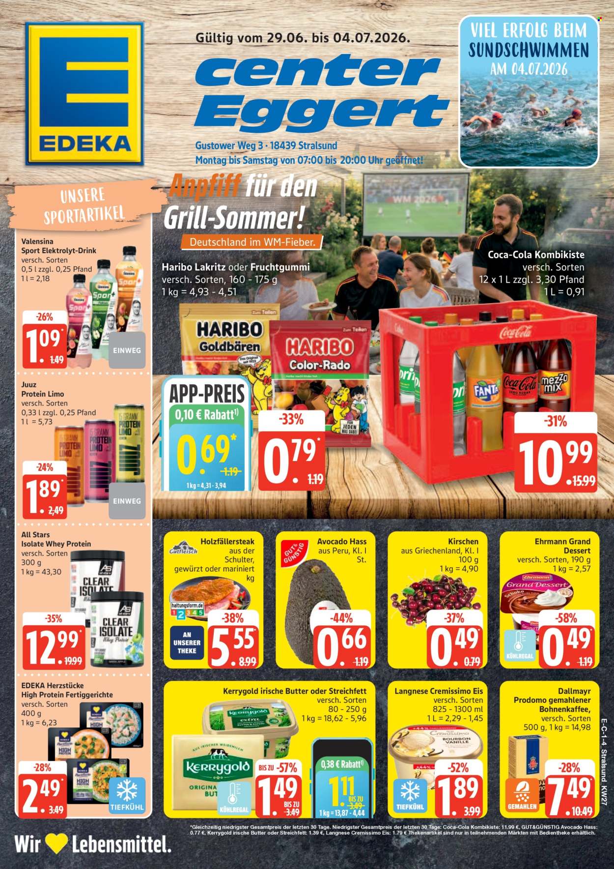 E center Prospekte  - 29.6.2026 - 4.7.2026. Seite 1