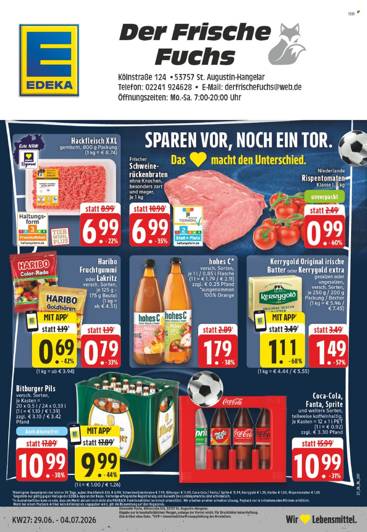 Edeka Prospekte  - 29.6.2026 - 4.7.2026. Seite 1