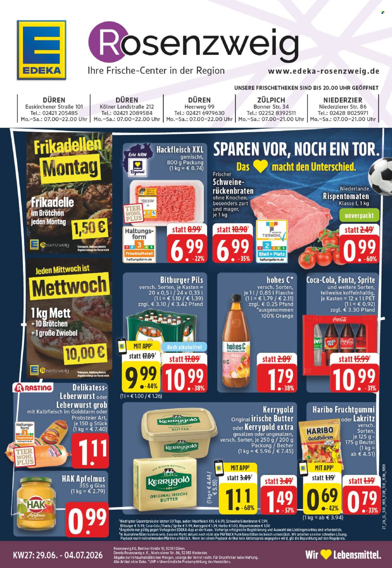 Edeka Prospekte  - 29.6.2026 - 4.7.2026. Seite 1