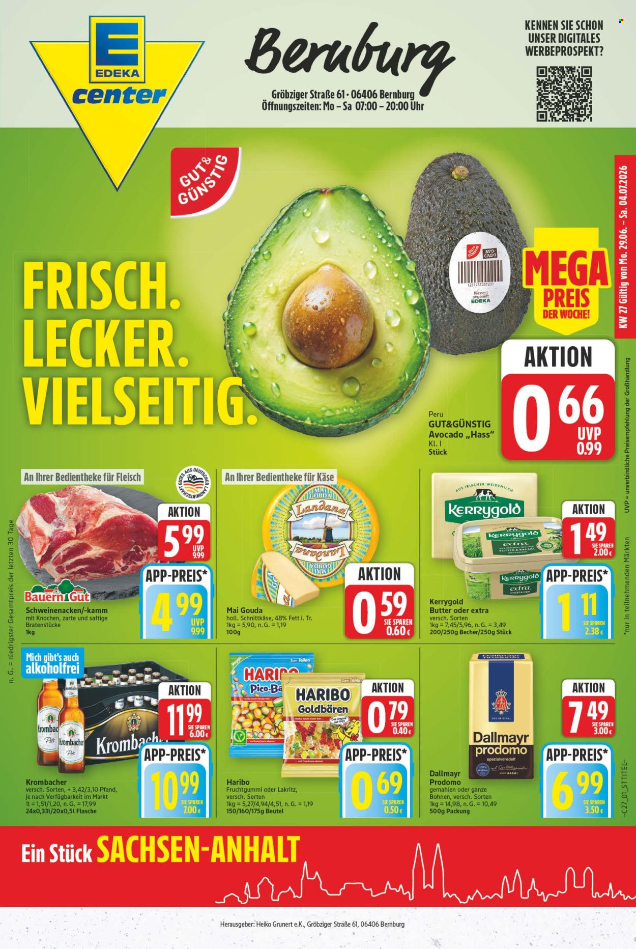 E center Prospekte  - 29.6.2026 - 4.7.2026. Seite 1