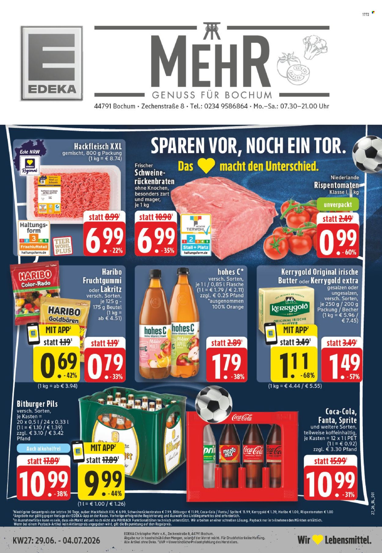 Edeka Prospekte  - 29.6.2026 - 4.7.2026. Seite 1