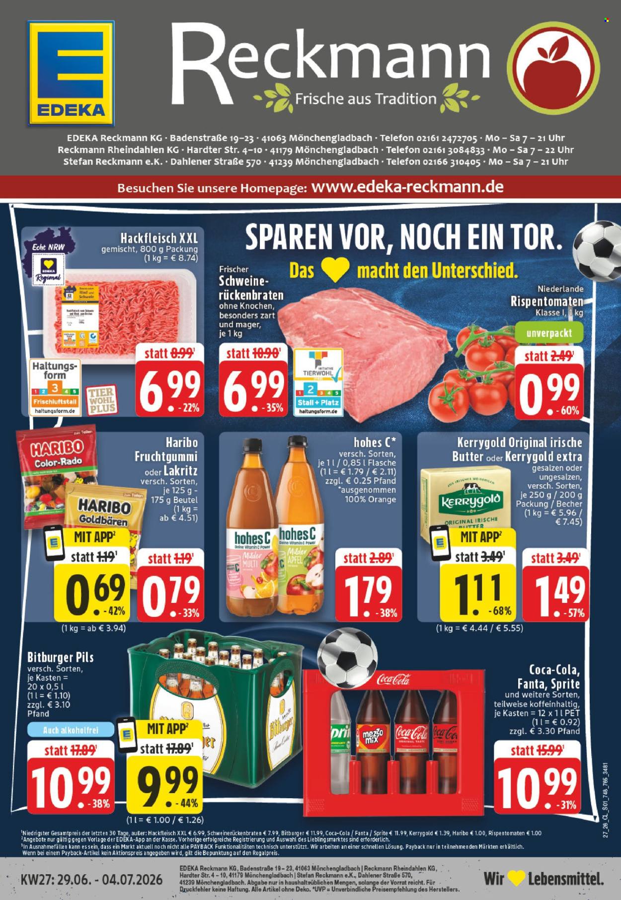 Edeka Prospekte  - 29.6.2026 - 4.7.2026. Seite 1