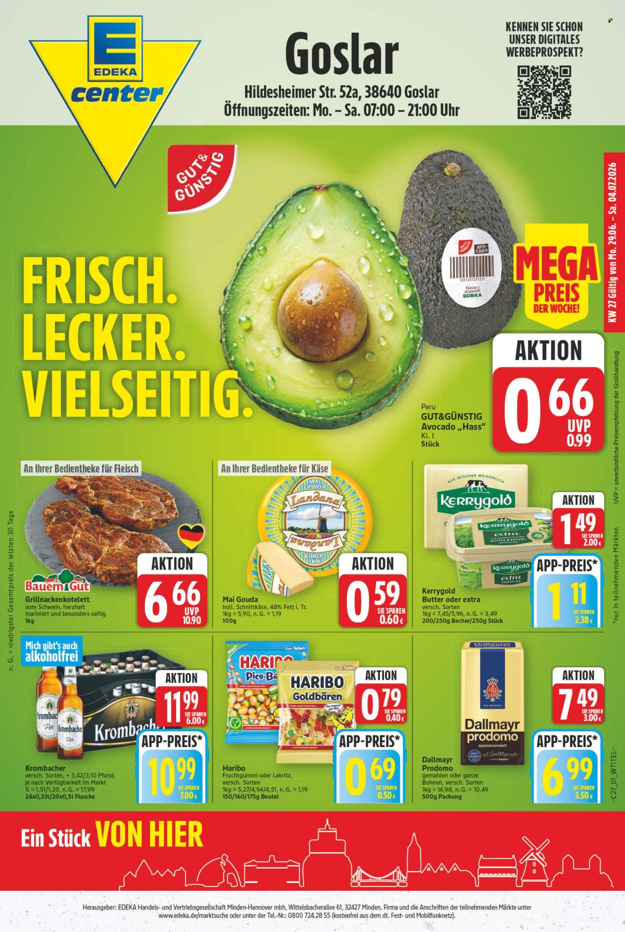 E center Prospekte  - 29.6.2026 - 4.7.2026. Seite 1