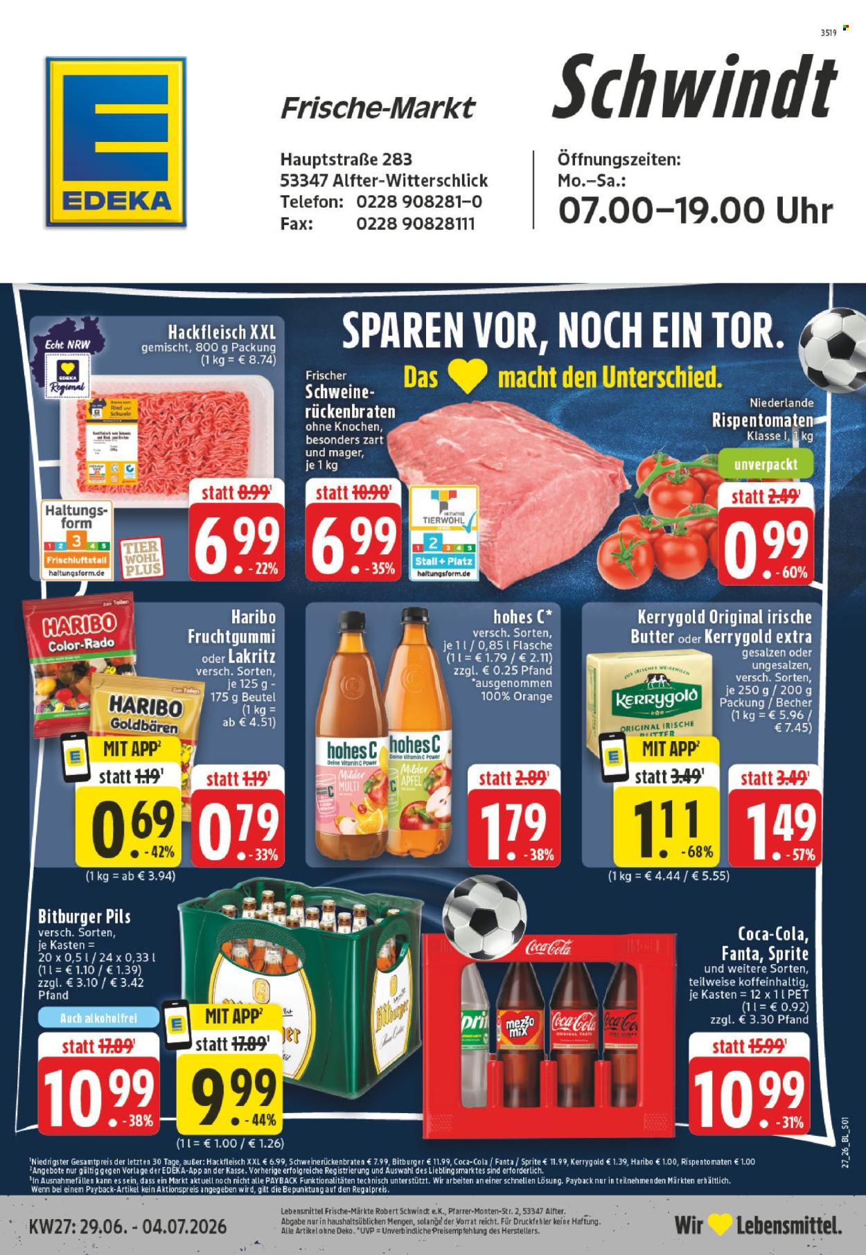 Edeka Prospekte  - 29.6.2026 - 4.7.2026. Seite 1