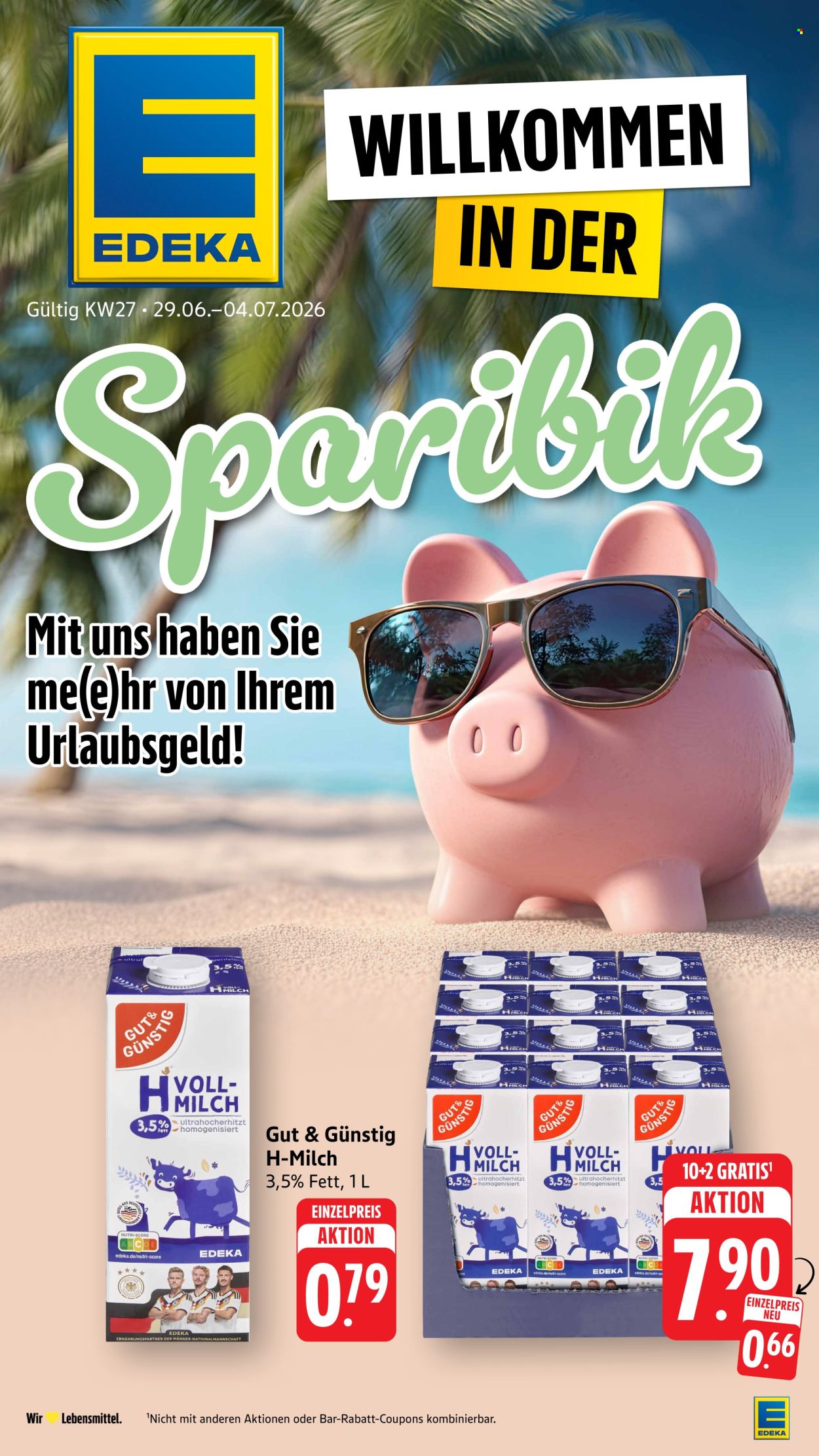 E center Prospekte  - 29.6.2026 - 4.7.2026. Seite 1
