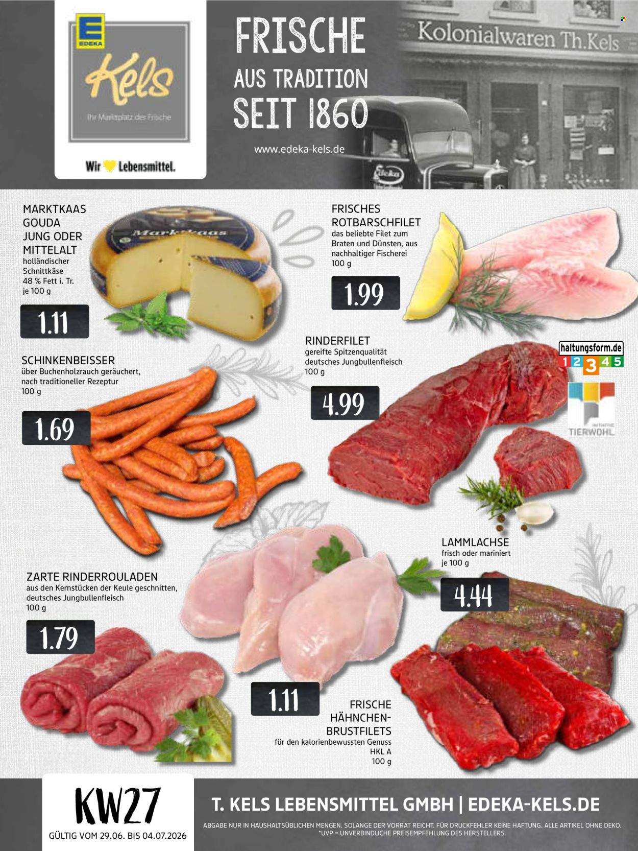 Edeka Prospekte  - 29.6.2026 - 4.7.2026. Seite 1