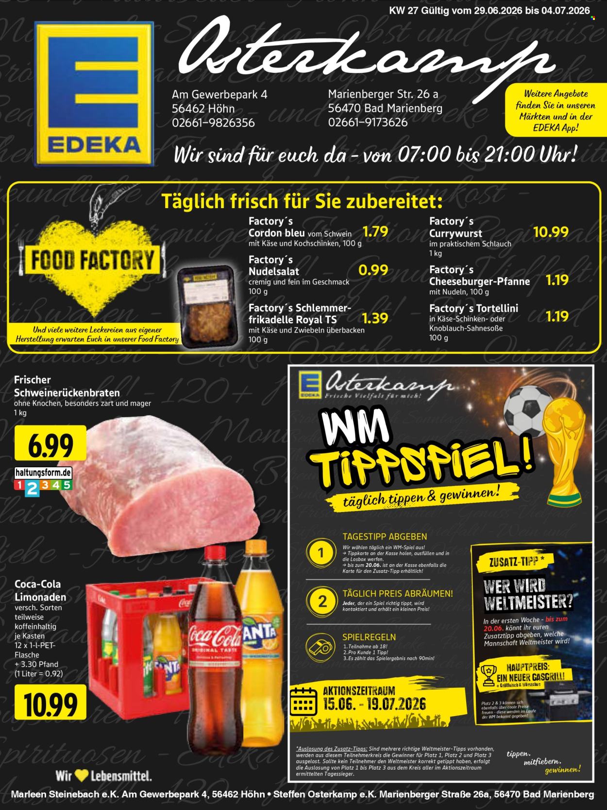 Edeka Prospekte  - 29.6.2026 - 4.7.2026. Seite 1