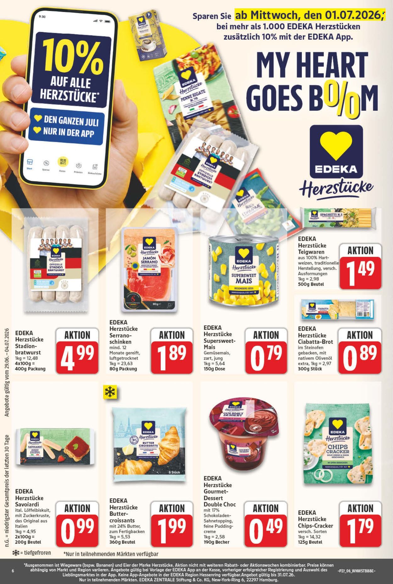 Edeka Prospekte  - 29.6.2026 - 4.7.2026. Seite 6