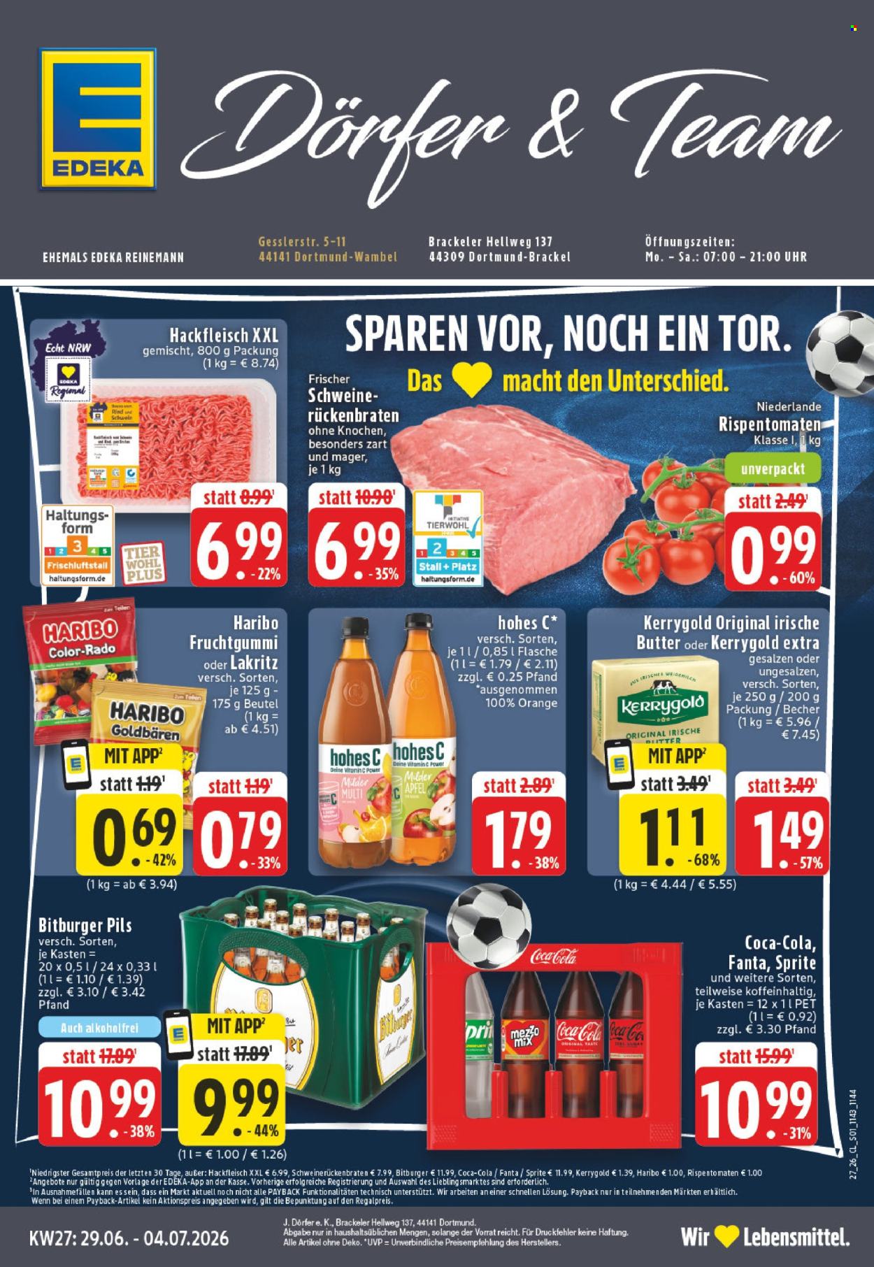 Edeka Prospekte  - 29.6.2026 - 4.7.2026. Seite 1