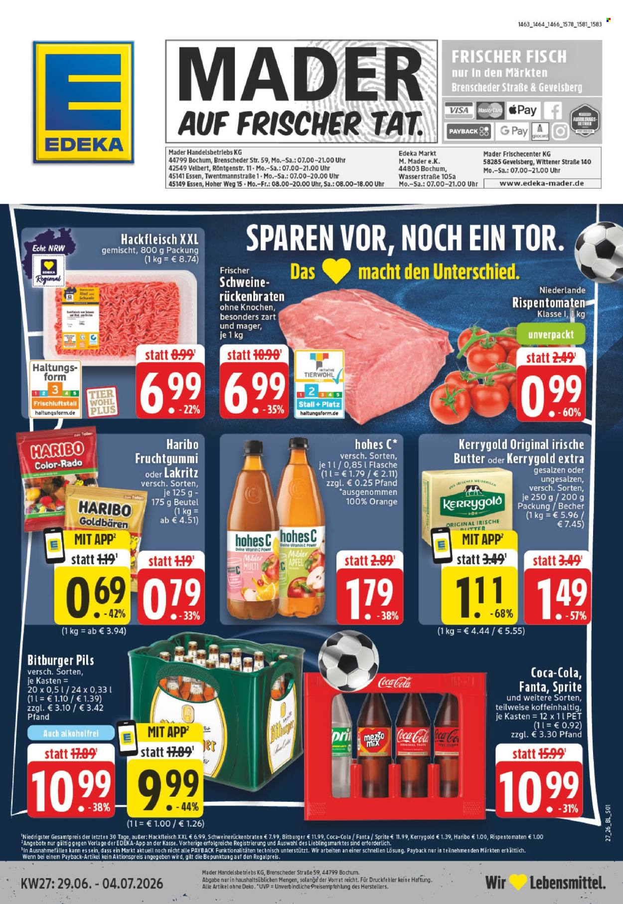 Edeka Prospekte  - 29.6.2026 - 4.7.2026. Seite 1
