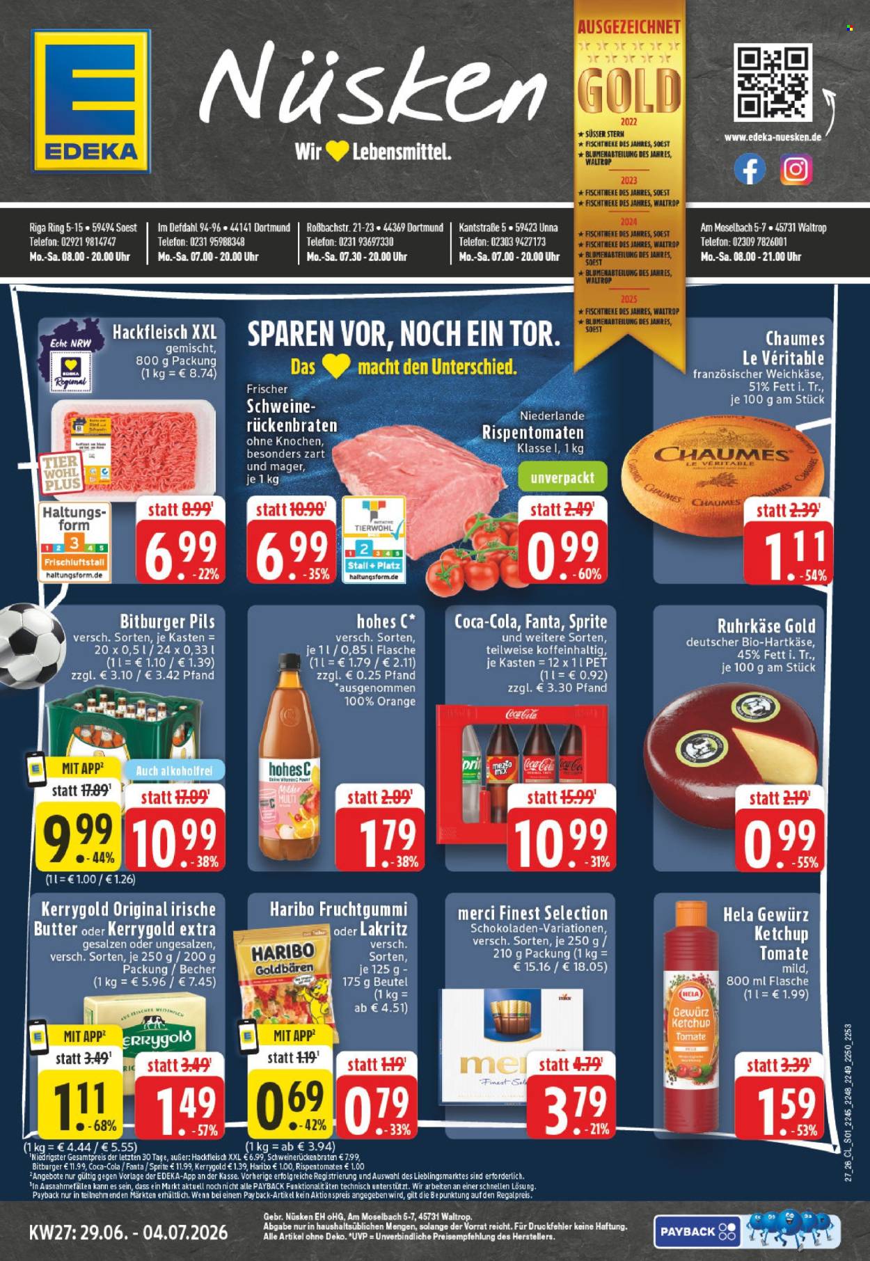 Edeka Prospekte  - 29.6.2026 - 4.7.2026. Seite 1