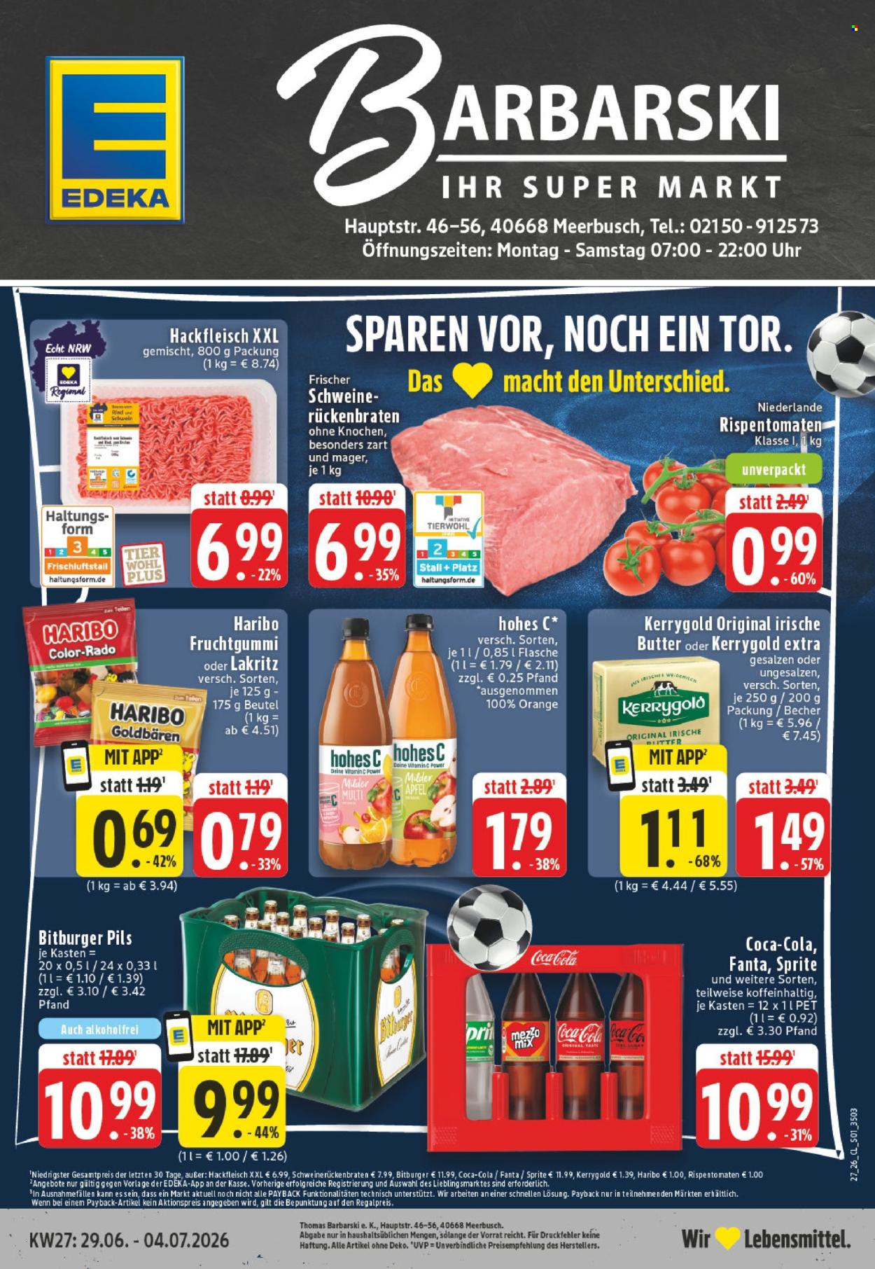 Edeka Prospekte  - 29.6.2026 - 4.7.2026. Seite 1
