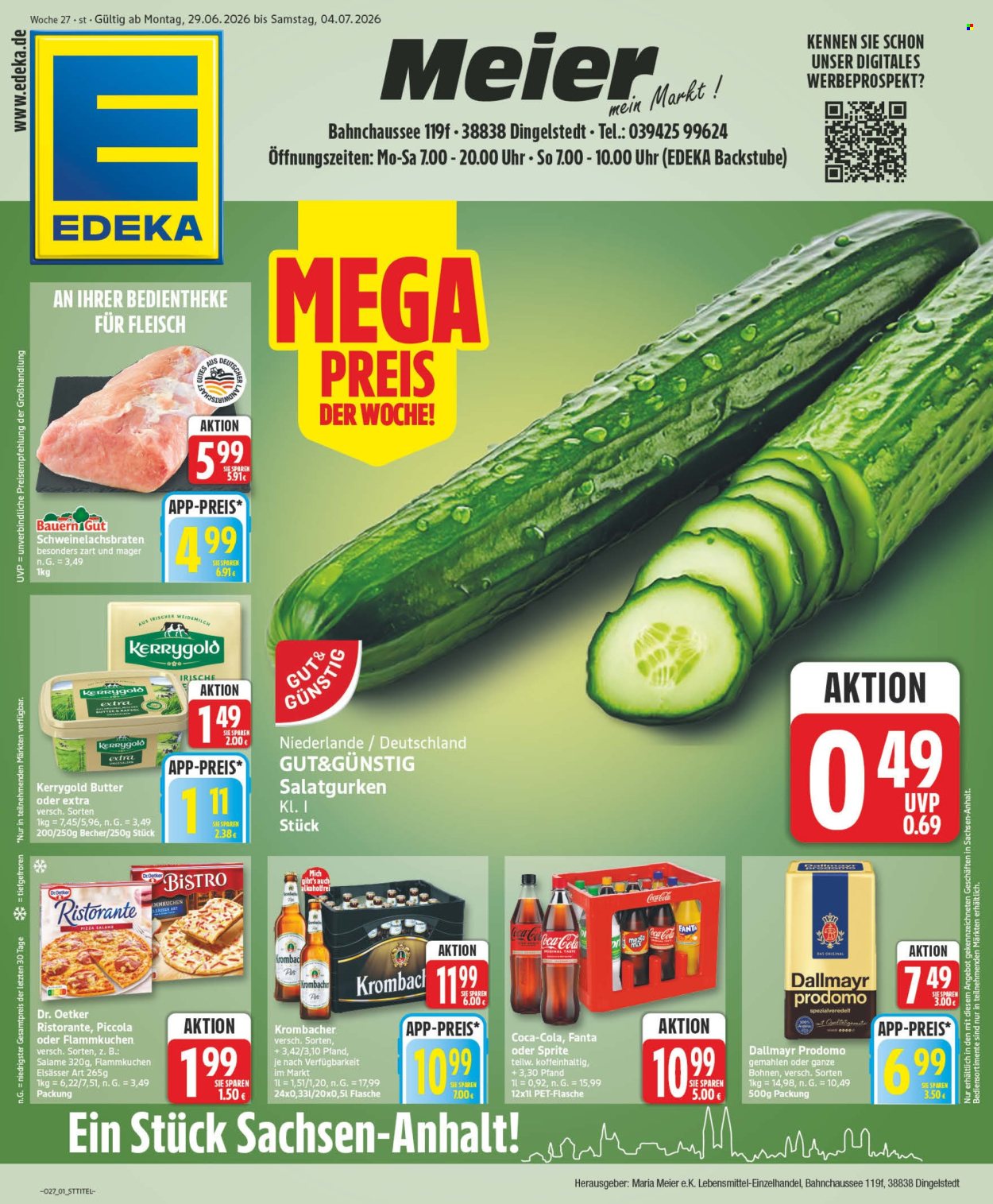 Edeka Prospekte  - 29.6.2026 - 4.7.2026. Seite 1