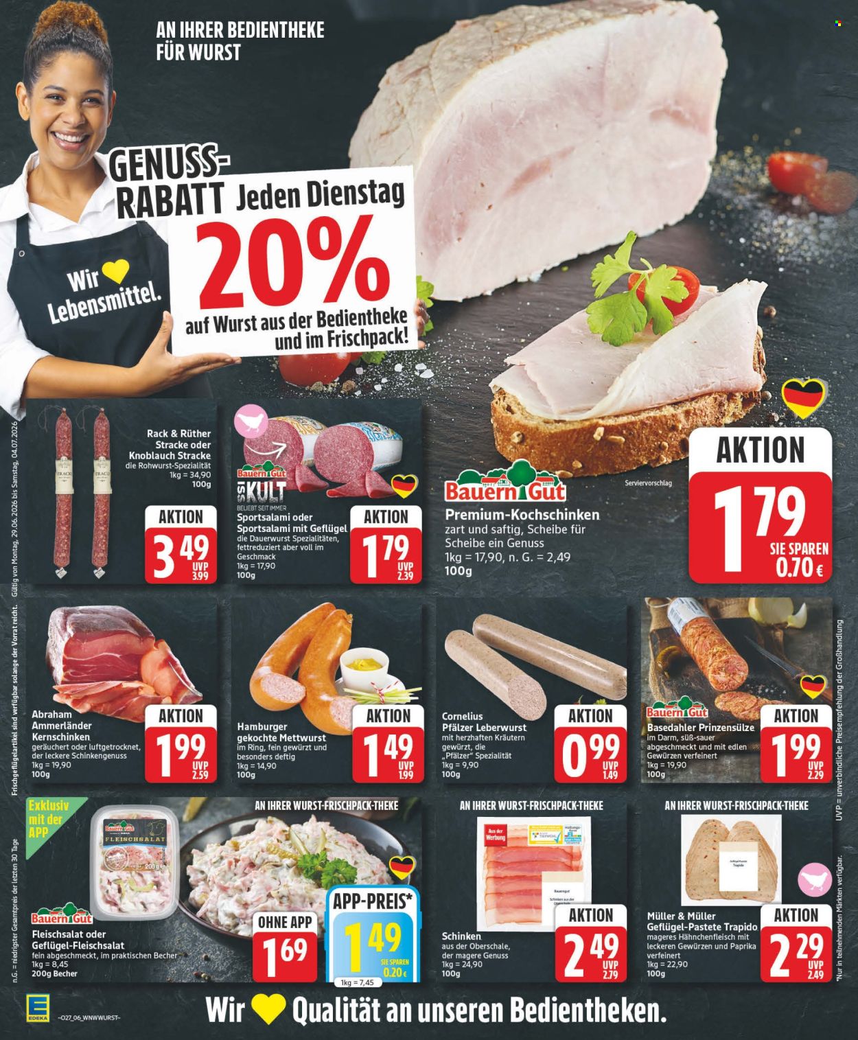 Edeka Prospekte  - 29.6.2026 - 4.7.2026. Seite 8
