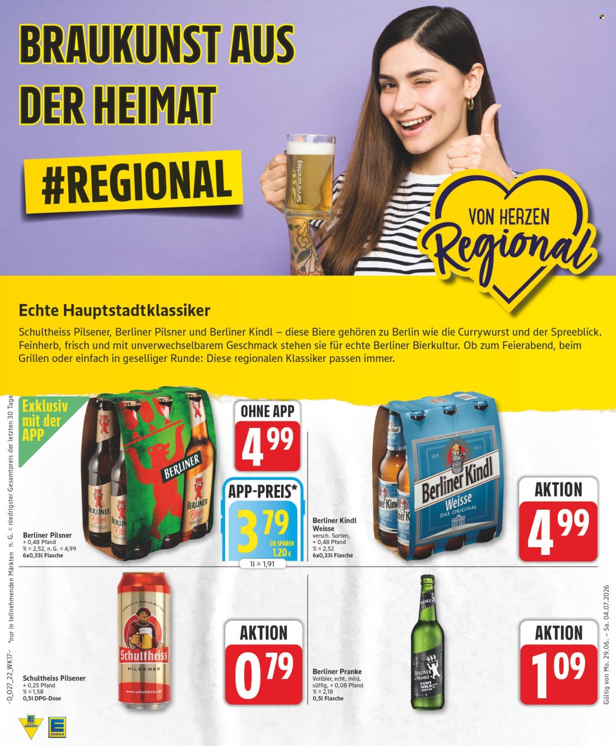 Edeka Prospekte  - 29.6.2026 - 4.7.2026. Seite 22