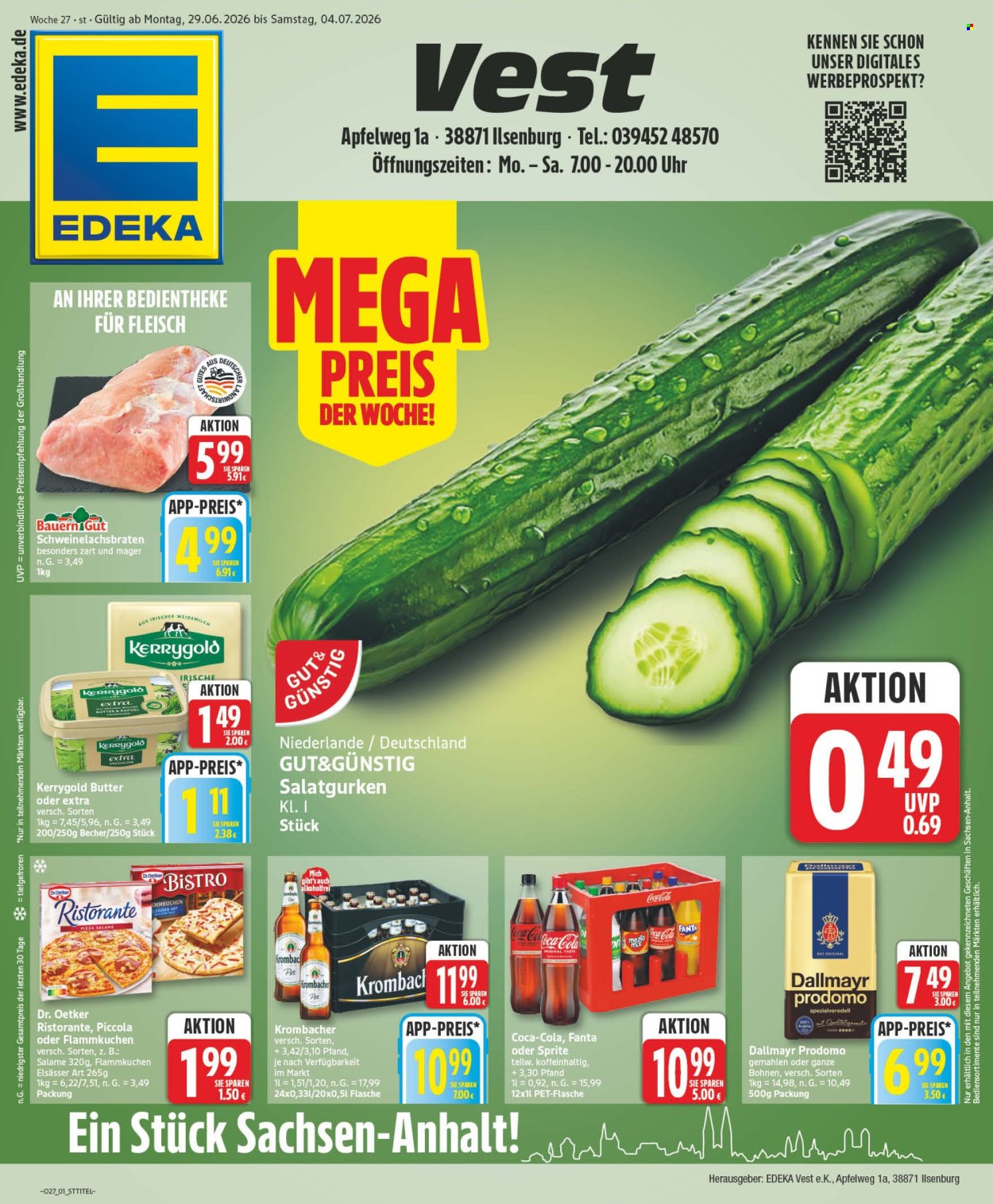 Edeka Prospekte  - 29.6.2026 - 4.7.2026. Seite 1