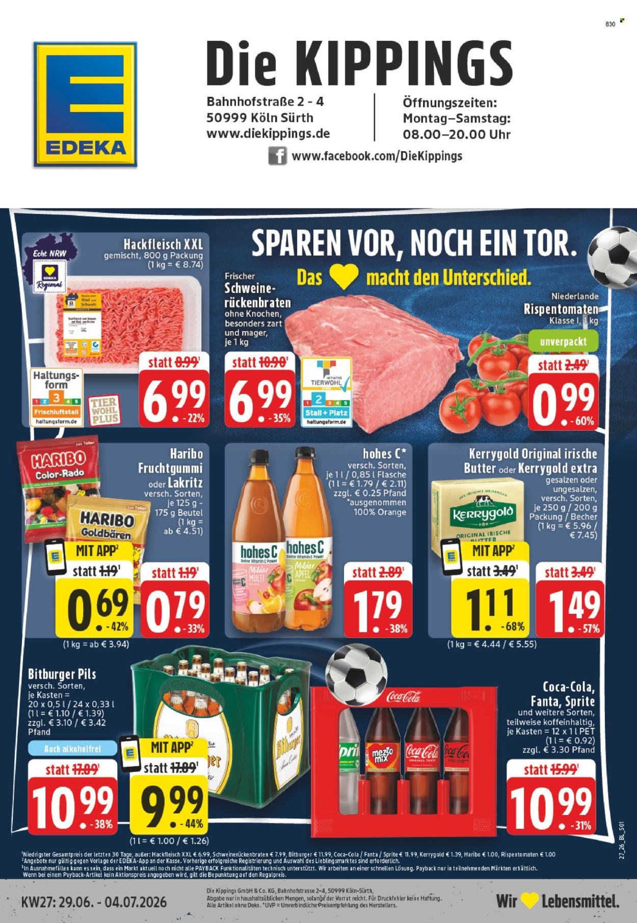 Edeka Prospekte  - 29.6.2026 - 4.7.2026. Seite 1