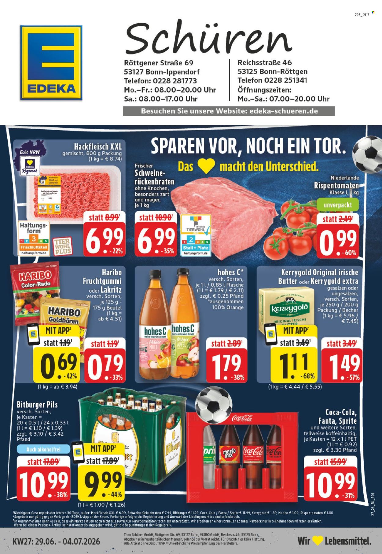 Edeka Prospekte  - 29.6.2026 - 4.7.2026. Seite 1