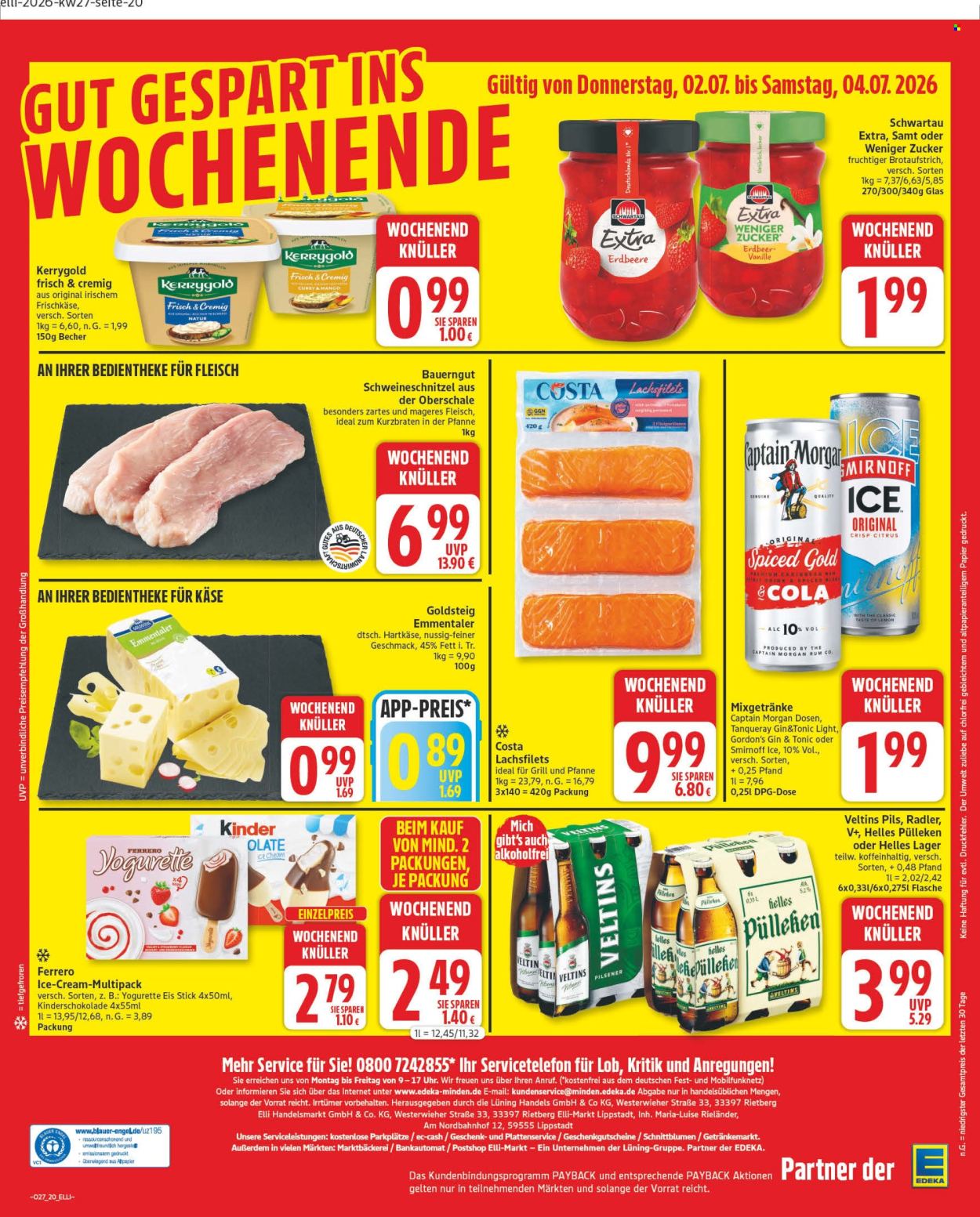 Edeka Prospekte  - 29.6.2026 - 4.7.2026. Seite 20