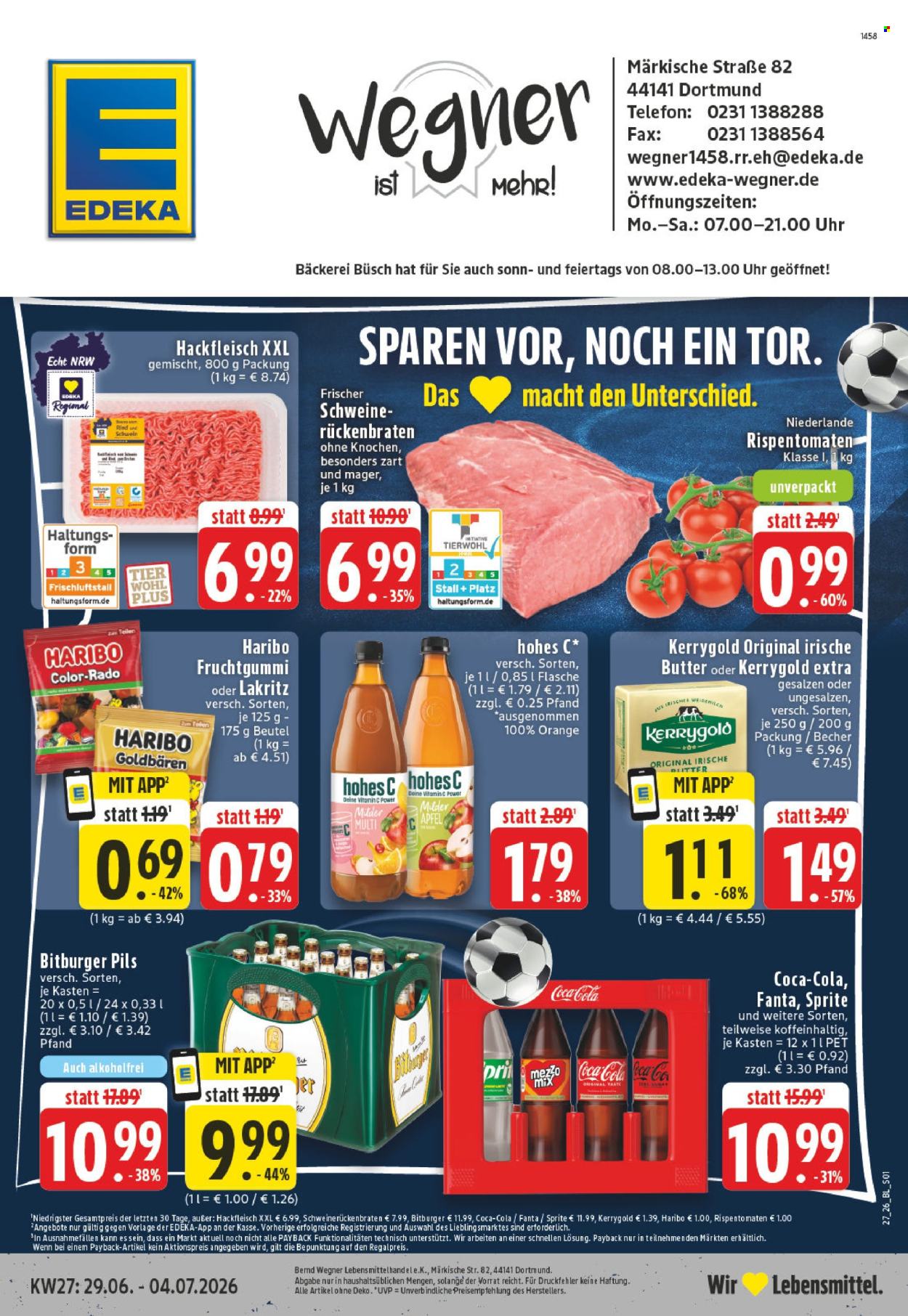 Edeka Prospekte  - 29.6.2026 - 4.7.2026. Seite 1