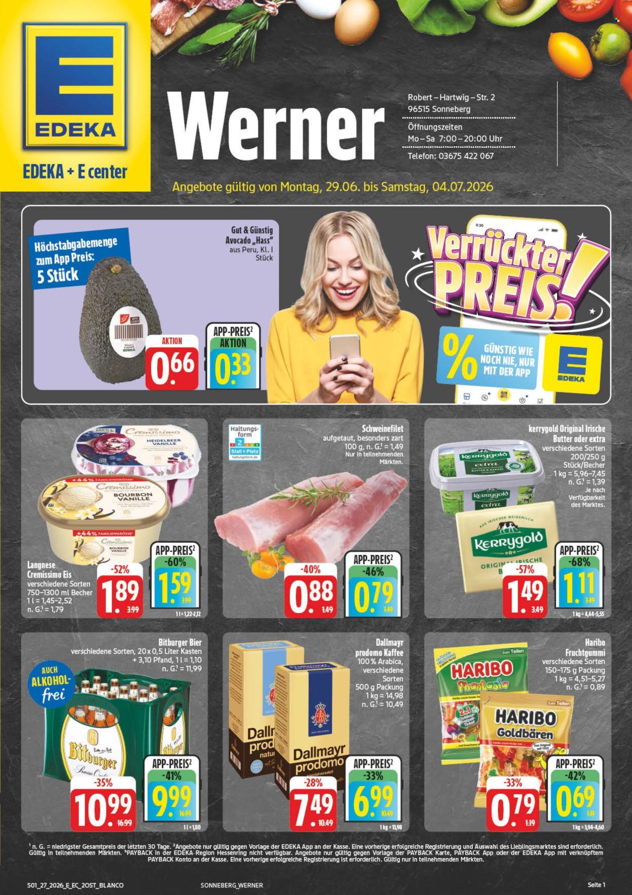 Edeka Prospekte  - 29.6.2026 - 4.7.2026. Seite 1