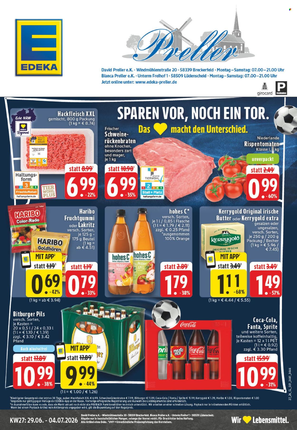 Edeka Prospekte  - 29.6.2026 - 4.7.2026. Seite 1