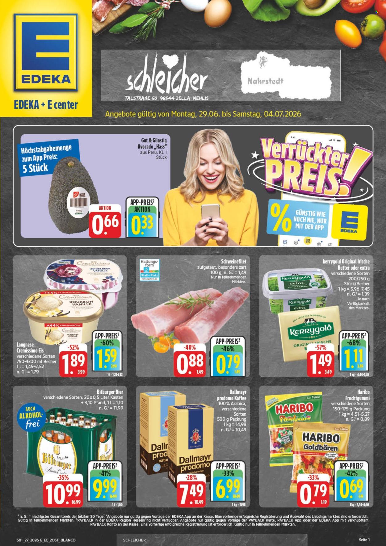 Edeka Prospekte  - 29.6.2026 - 4.7.2026. Seite 1