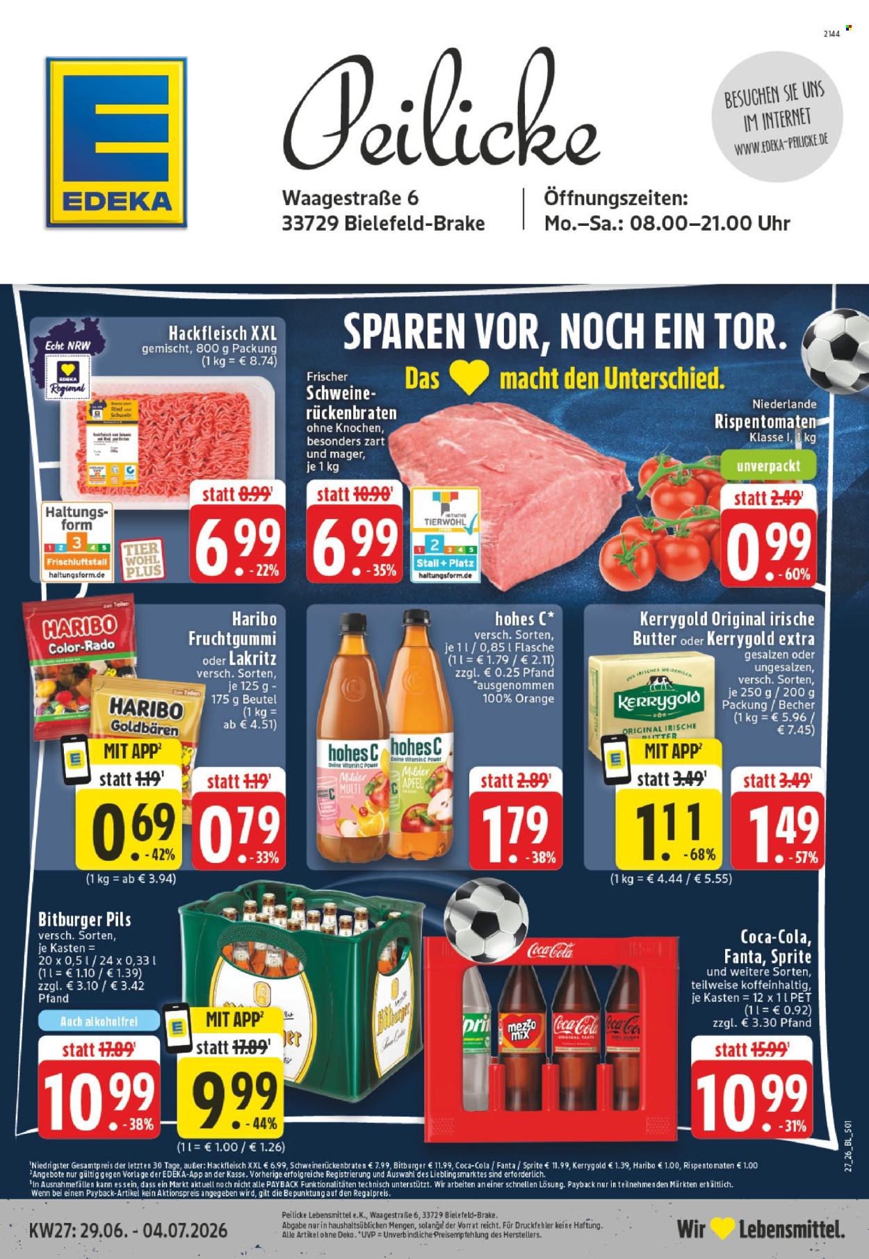 Edeka Prospekte  - 29.6.2026 - 4.7.2026. Seite 1