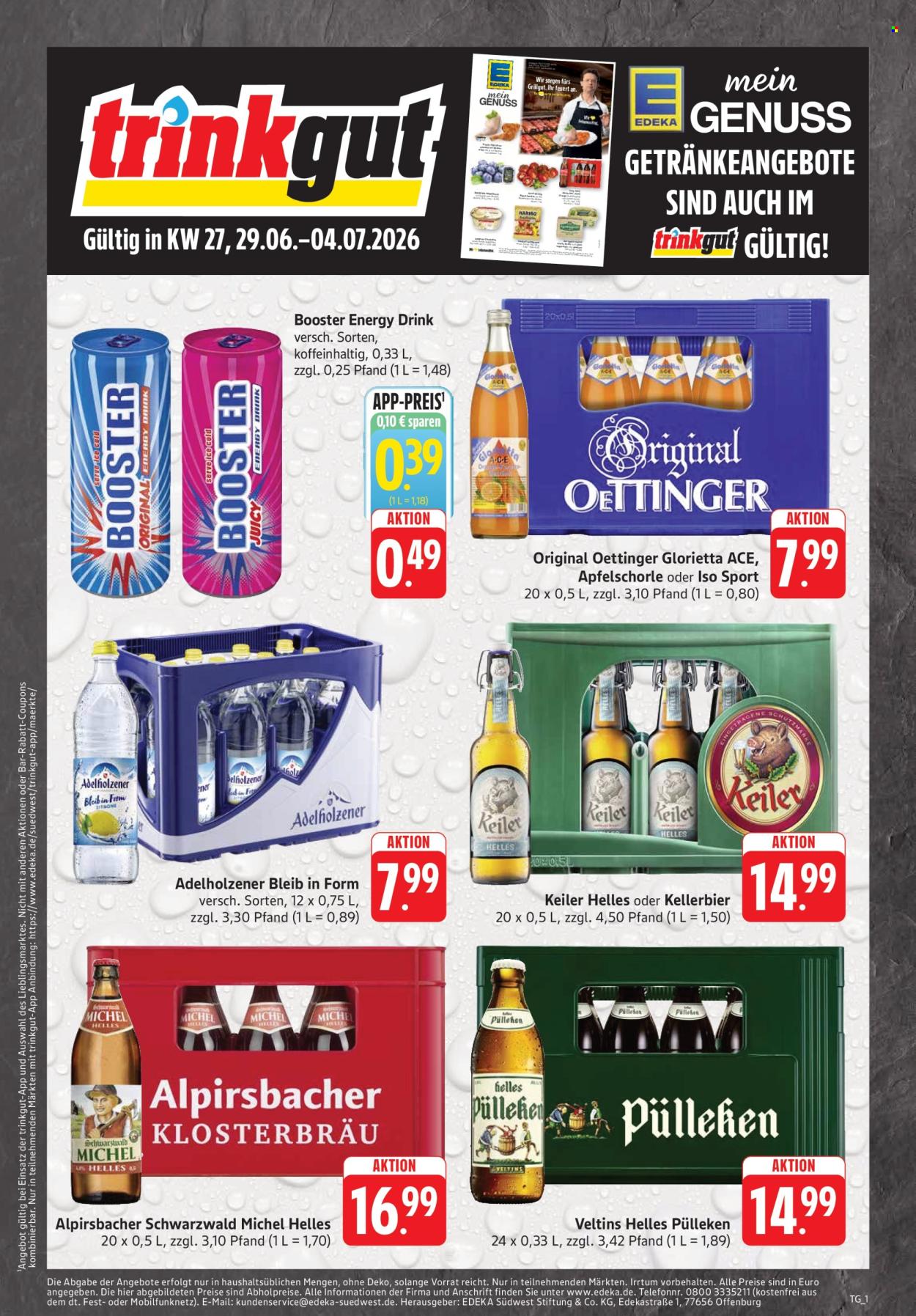 Edeka Prospekte  - 29.6.2026 - 4.7.2026. Seite 1
