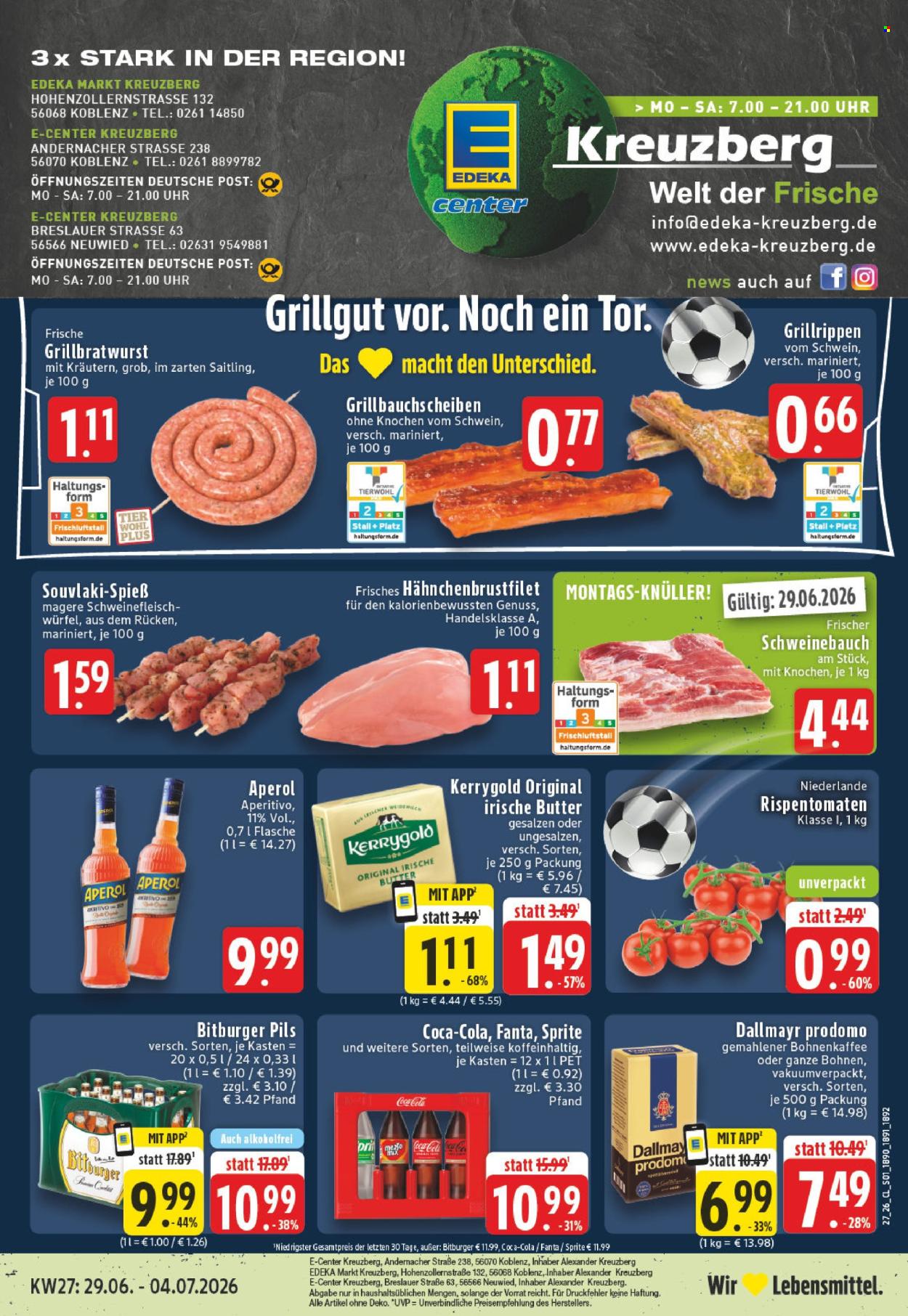E center Prospekte  - 29.6.2026 - 4.7.2026. Seite 1