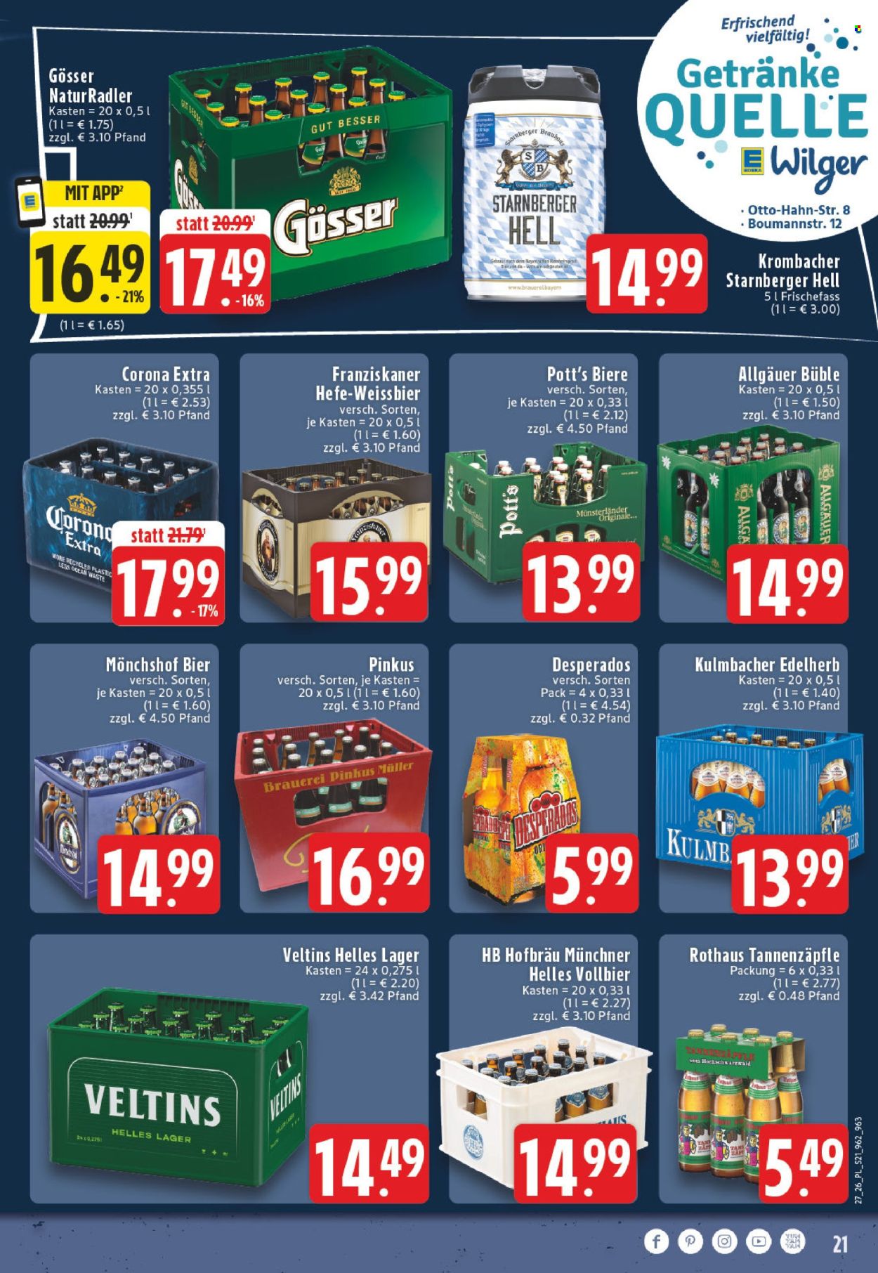 E center Prospekte  - 29.6.2026 - 4.7.2026. Seite 21