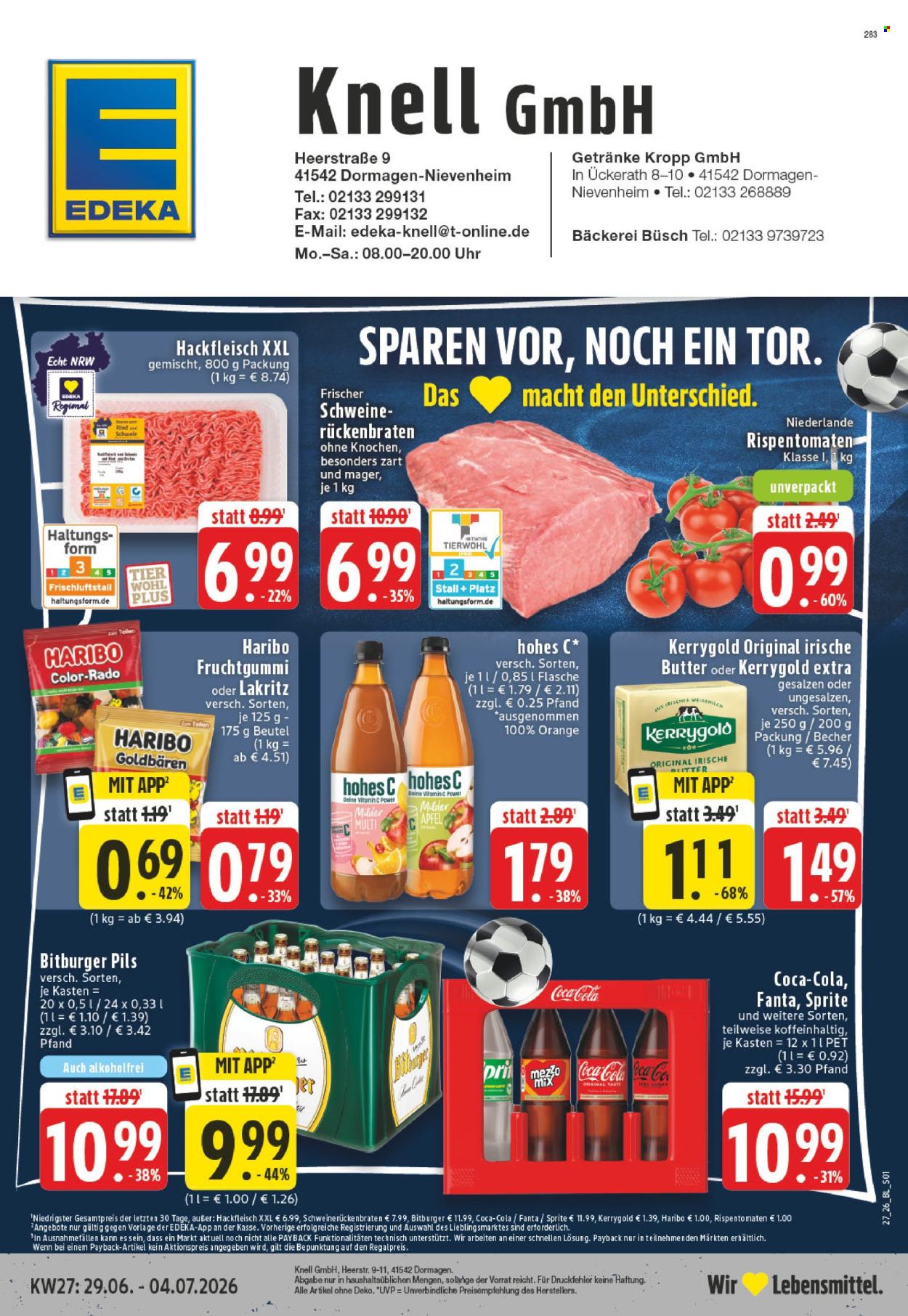 Edeka Prospekte  - 29.6.2026 - 4.7.2026. Seite 1