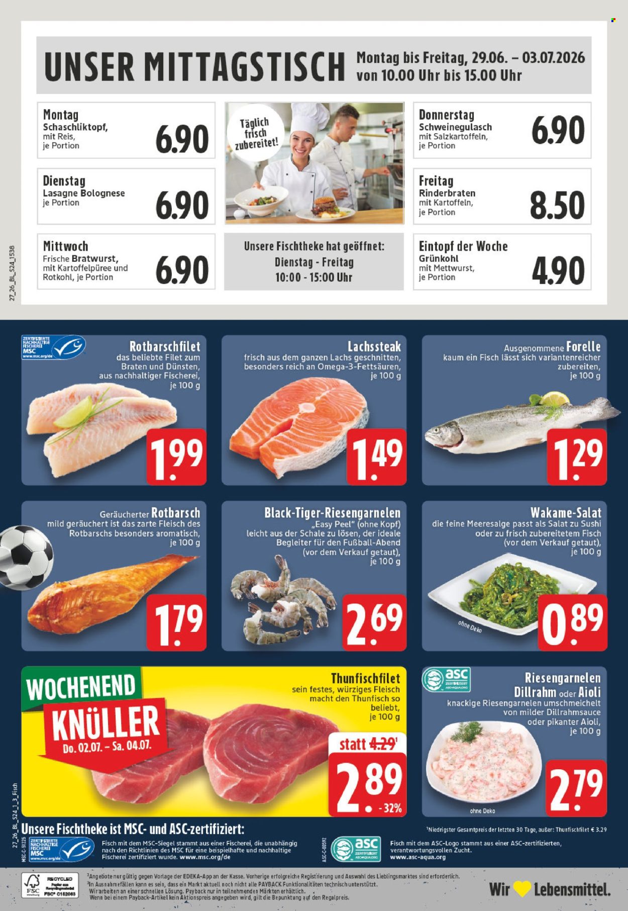 Edeka Prospekte  - 29.6.2026 - 4.7.2026. Seite 24