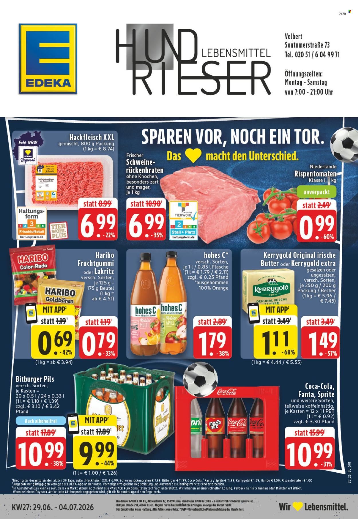 E center Prospekte  - 29.6.2026 - 4.7.2026. Seite 1