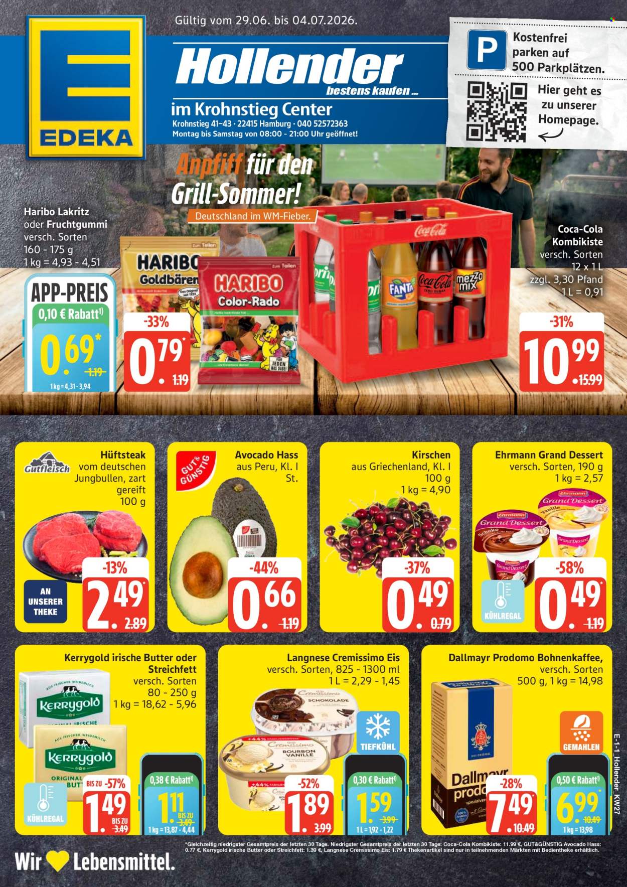 E center Prospekte  - 29.6.2026 - 4.7.2026. Seite 1