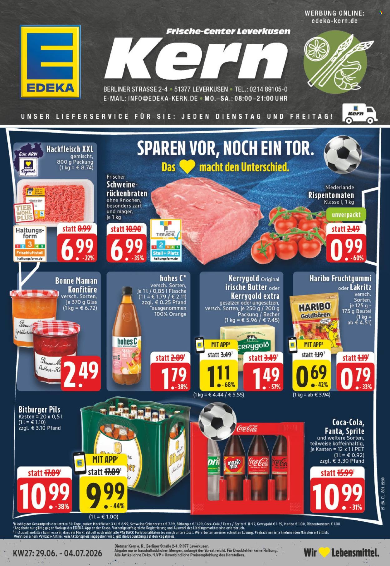 Edeka Prospekte  - 29.6.2026 - 4.7.2026. Seite 1