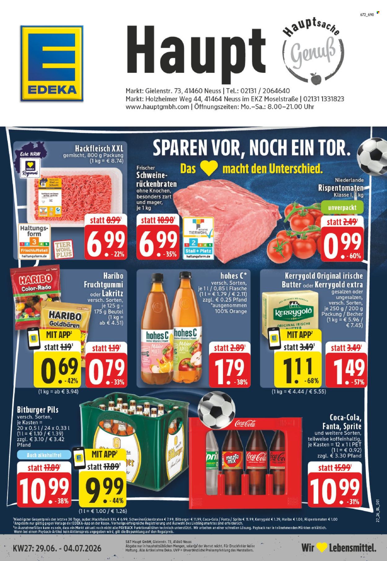 Edeka Prospekte  - 29.6.2026 - 4.7.2026. Seite 1
