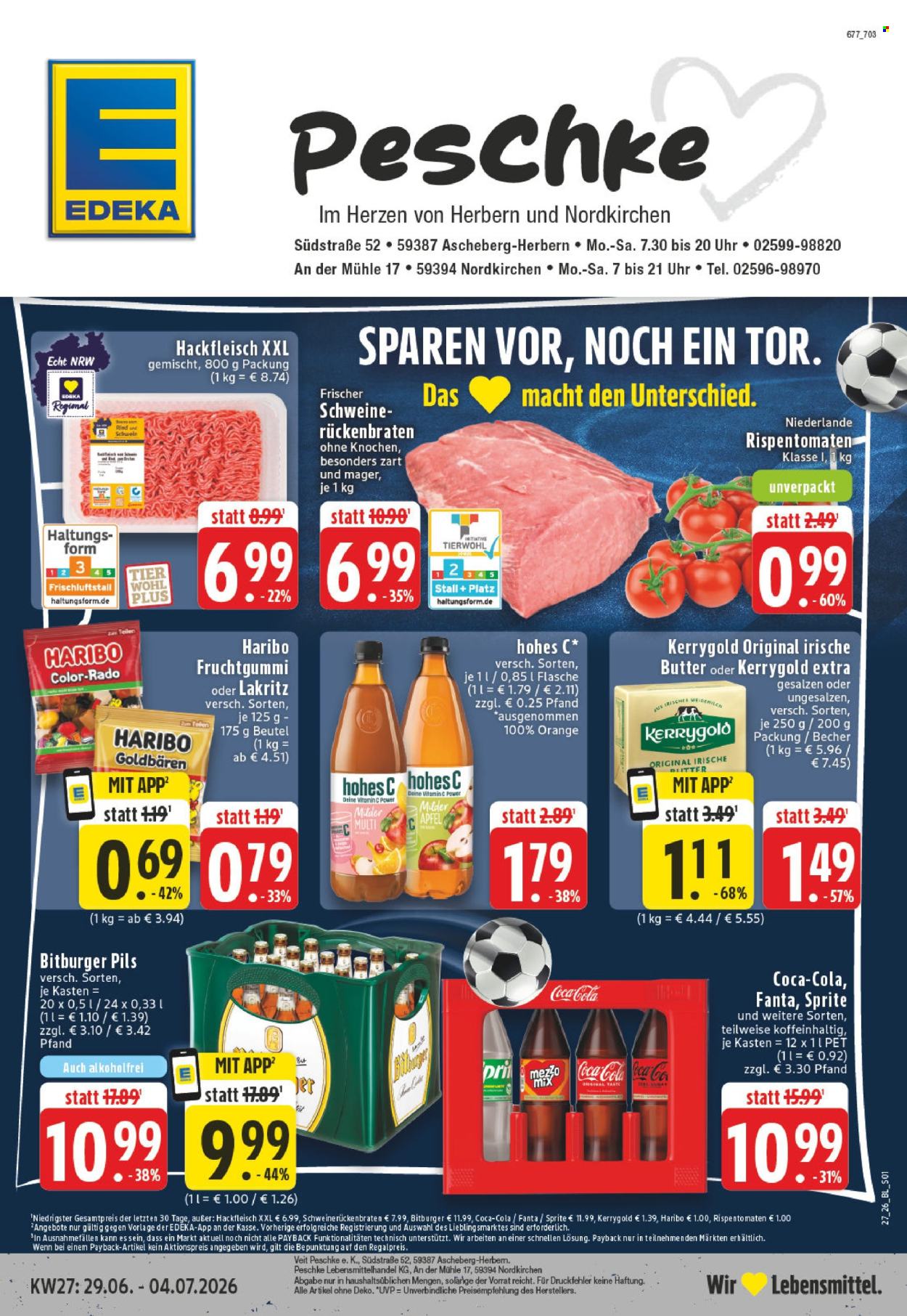 Edeka Prospekte  - 29.6.2026 - 4.7.2026. Seite 1