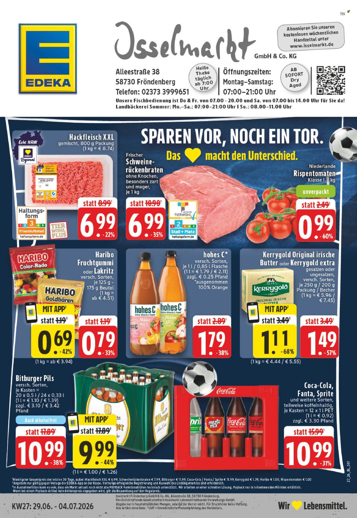 Edeka Prospekte  - 29.6.2026 - 4.7.2026. Seite 1