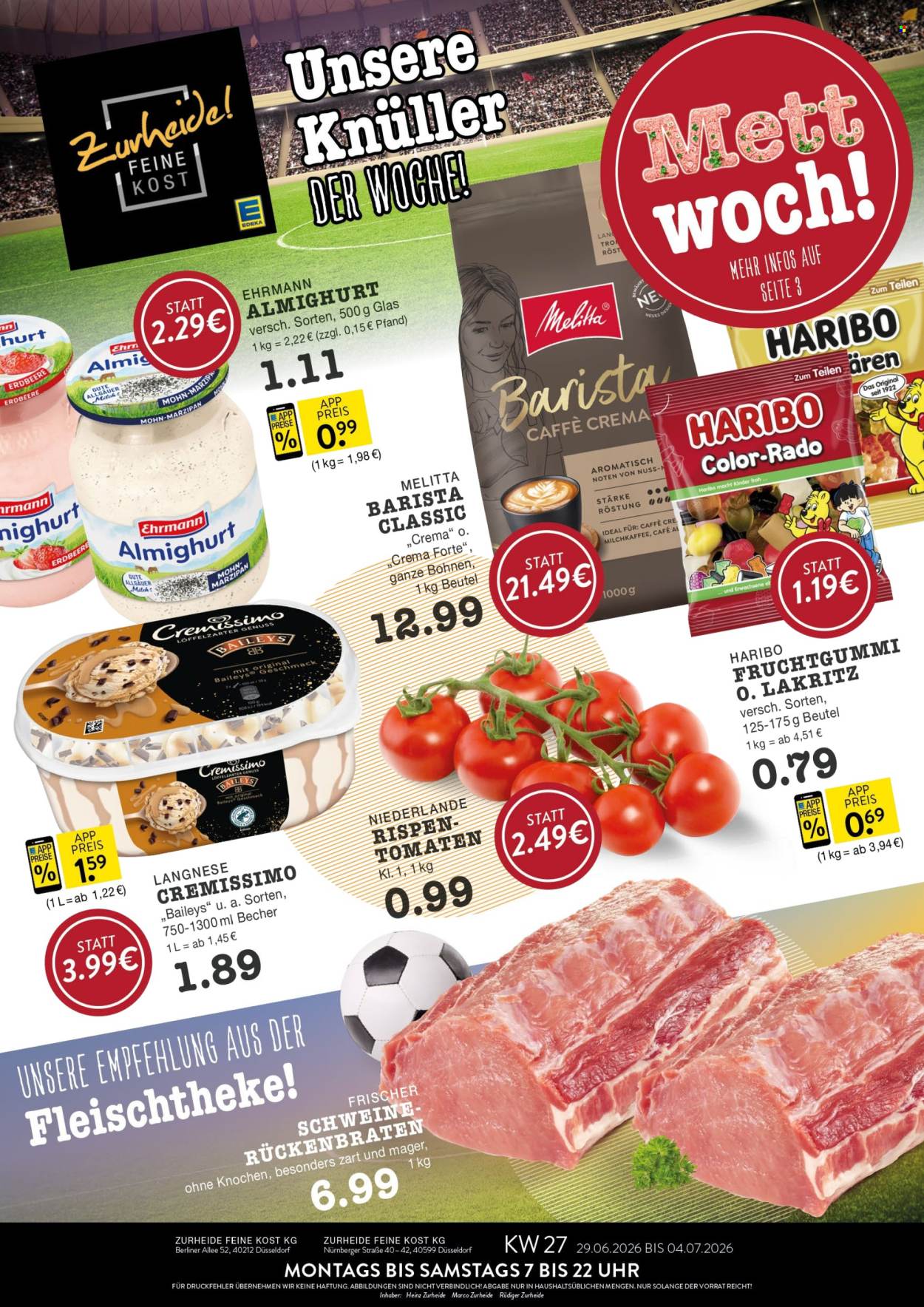 E center Prospekte  - 29.6.2026 - 4.7.2026. Seite 1