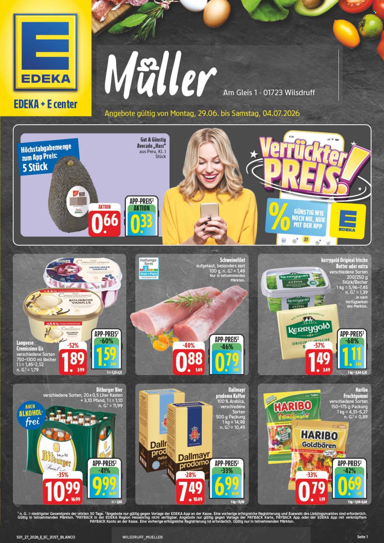 Edeka Prospekte  - 29.6.2026 - 4.7.2026. Seite 1