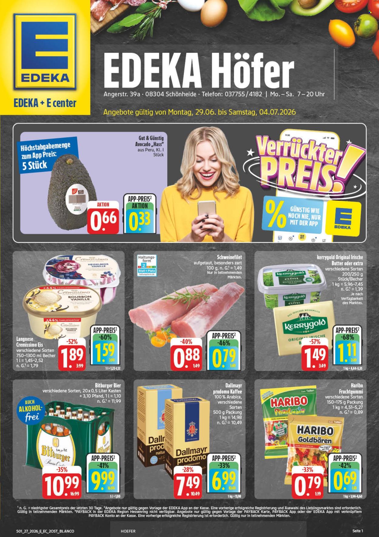 Edeka Prospekte  - 29.6.2026 - 4.7.2026. Seite 1
