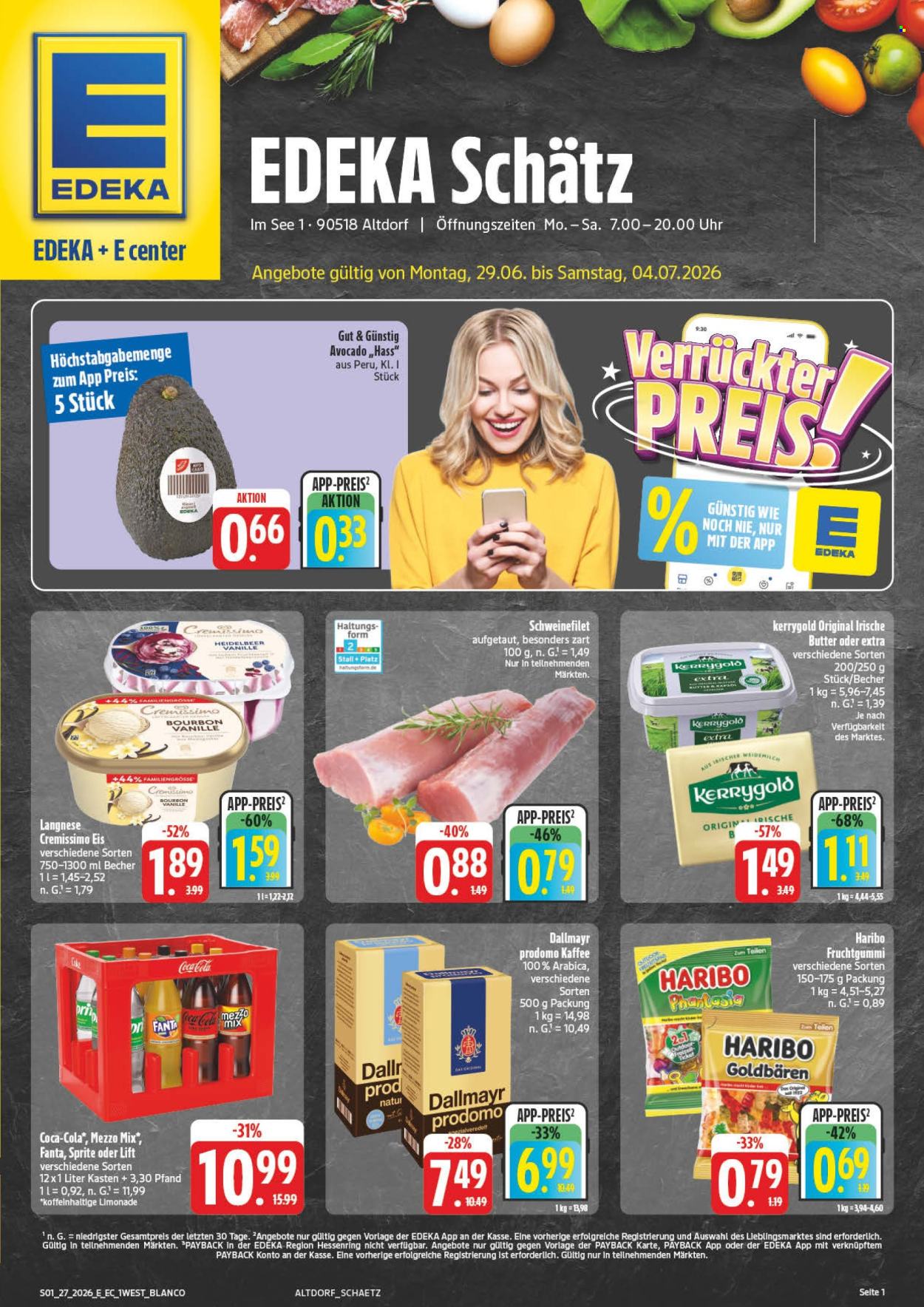 Edeka Prospekte  - 29.6.2026 - 4.7.2026. Seite 1