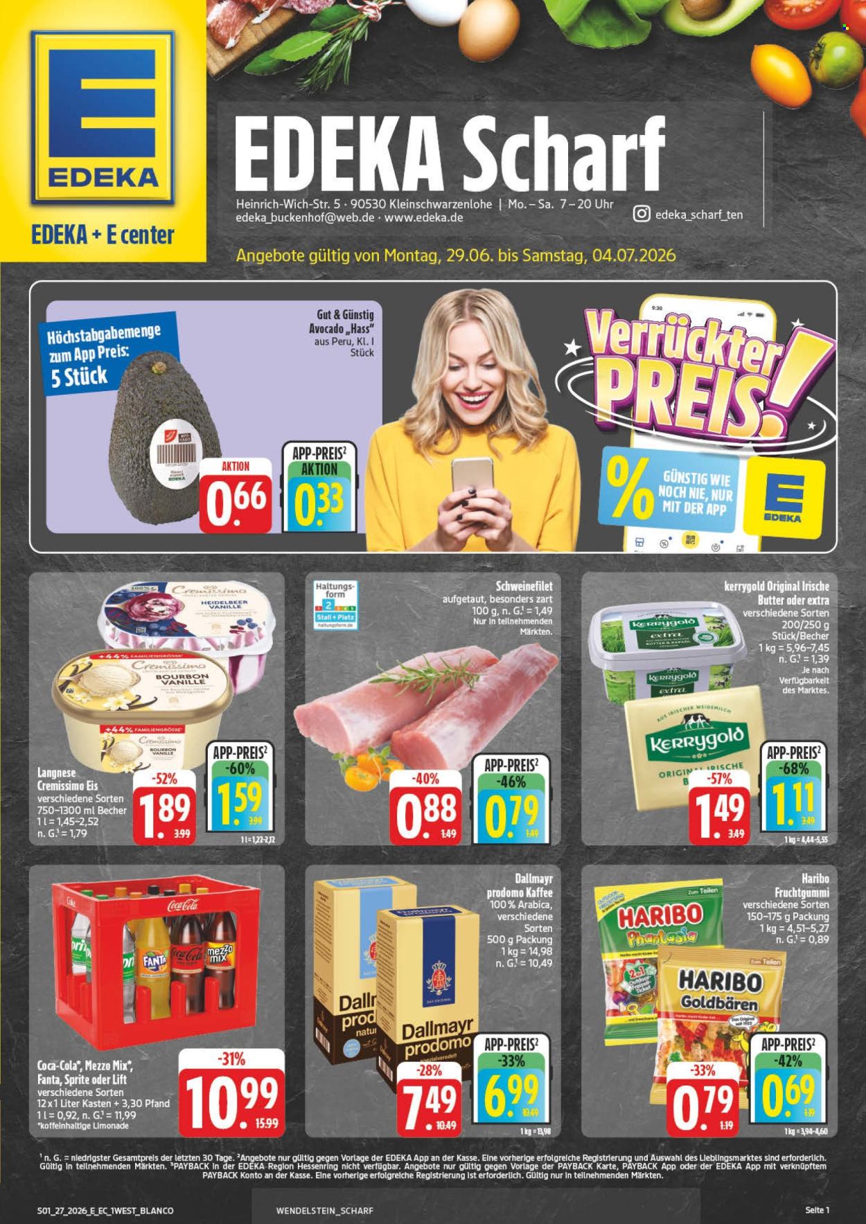 Edeka Prospekte  - 29.6.2026 - 4.7.2026. Seite 1