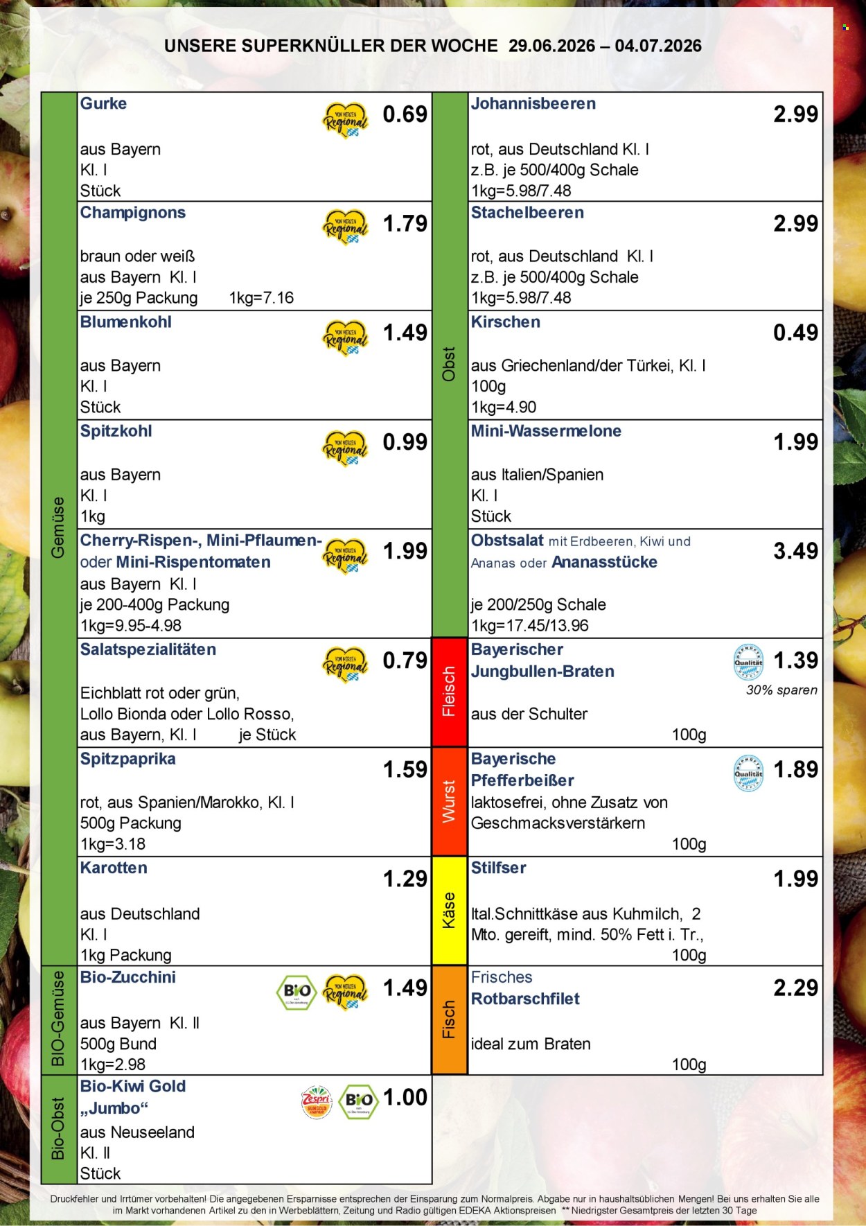Edeka Prospekte  - 29.6.2026 - 4.7.2026. Seite 8