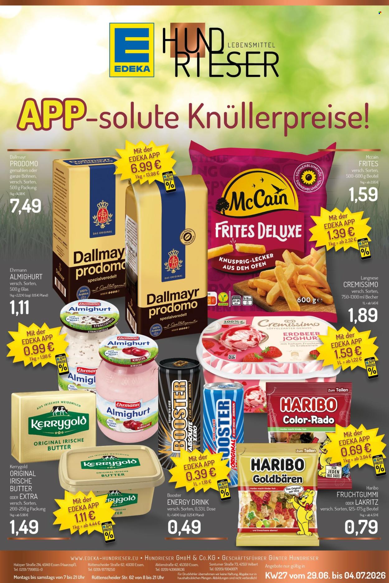 Edeka Prospekte  - 29.6.2026 - 4.7.2026. Seite 1