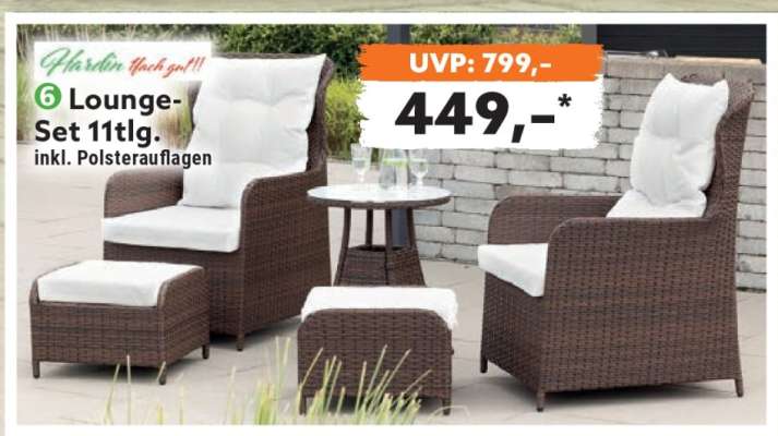 Lounge-Set 11tlg.