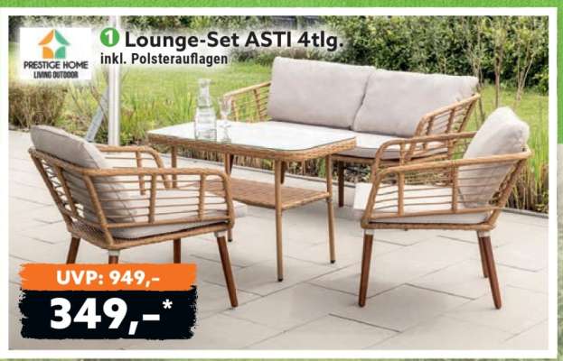 Lounge-Set ASTI 4tlg.