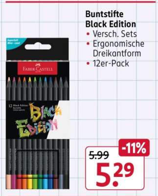 Buntstifte Black Edition